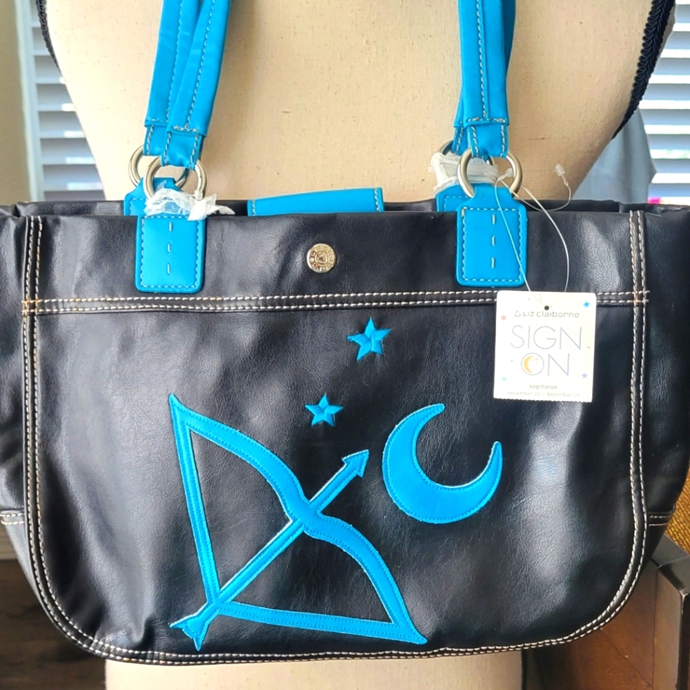 Liz Claiborne Sagittarius/astrology shoulder bag & accessories